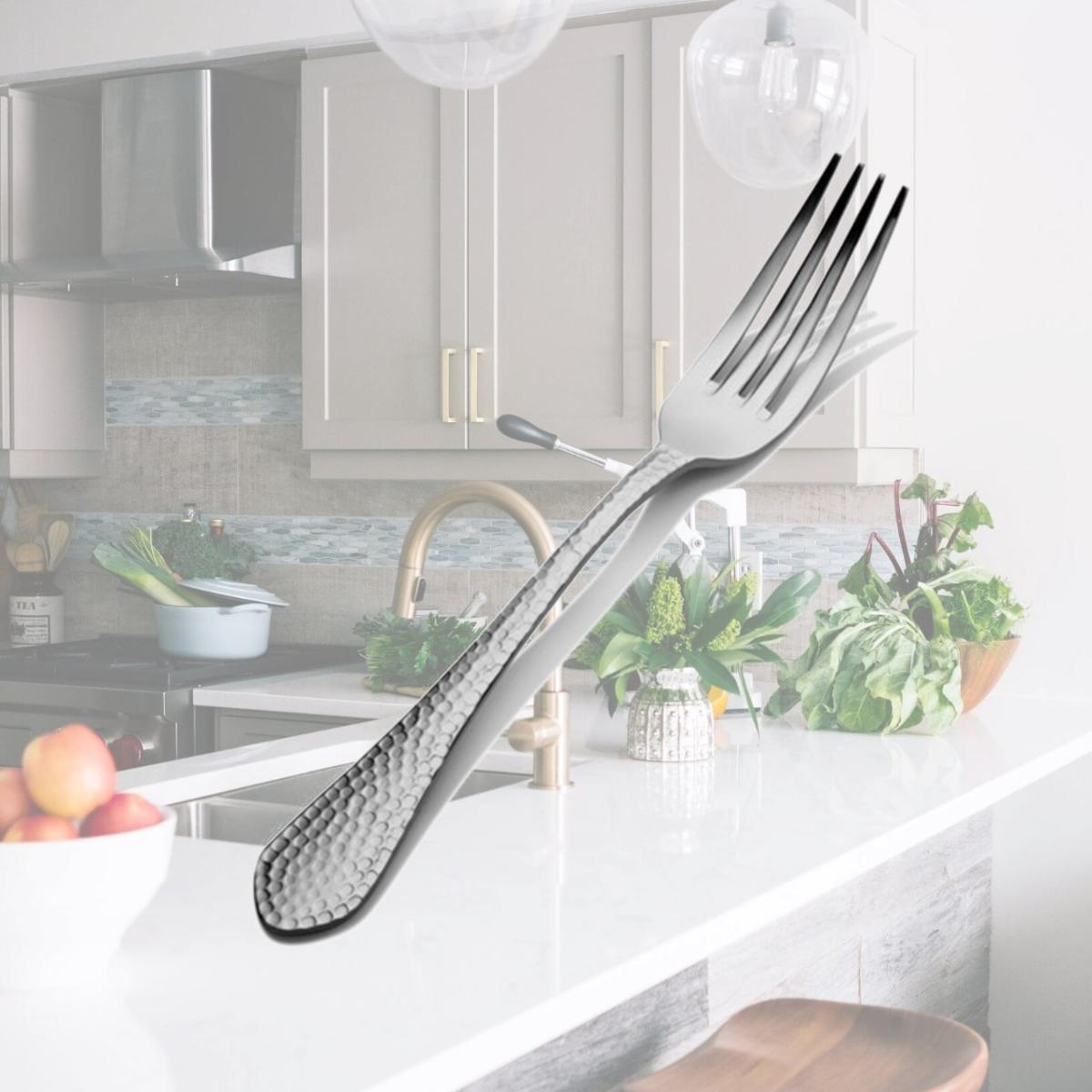 Picture of Bon Chef SBS1206 8.62 x 2 x 2 in. 8.62 in. Reflections Euro Dinner Fork, Pack of 12