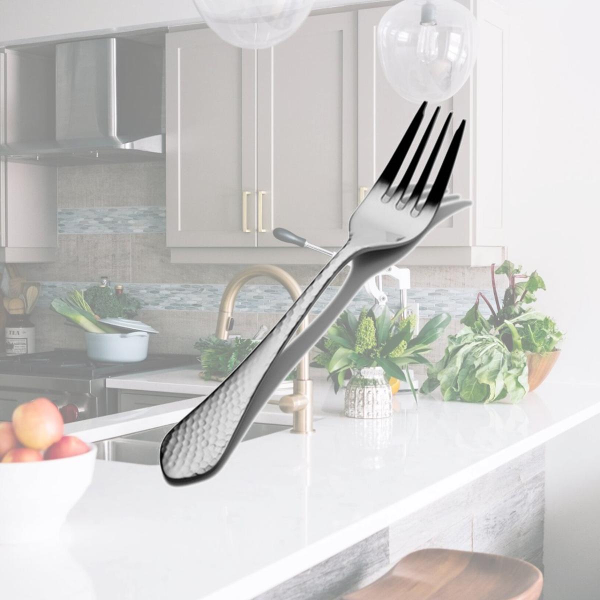 Picture of Bon Chef SBS1207 7.2 x 2 x 2 in. 7.20 in. Reflections Salad & Dessert Fork, Pack of 12