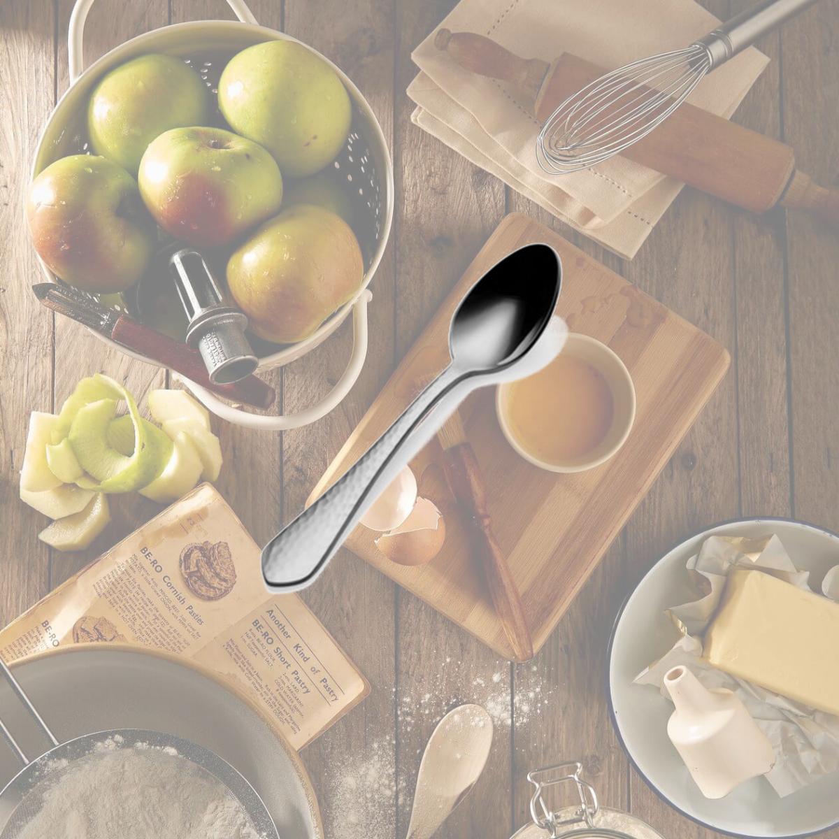 Picture of Bon Chef SBS1216 4.95 x 2 x 2 in. 4.95 in. Reflections Demitasse Spoon, Pack of 12