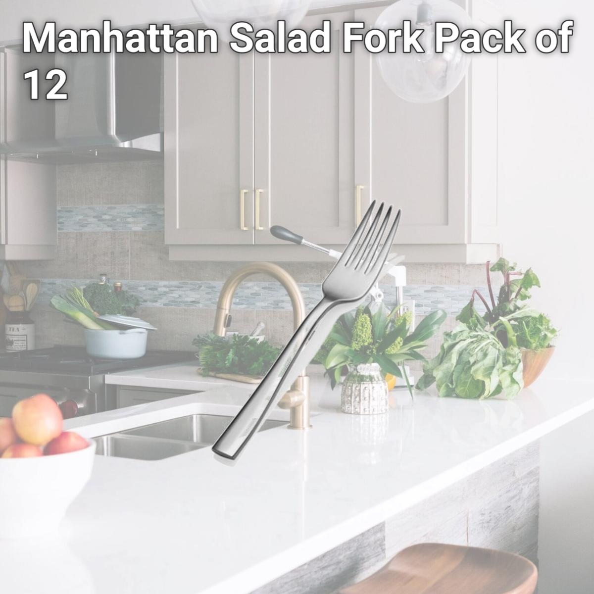 Picture of Bon Chef SBS3007 Manhattan Salad Fork, Pack of 12