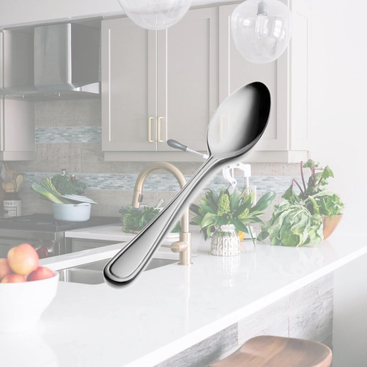 Picture of Bon Chef SBS303 7.18 in. Tuscany Soup & Dessert Spoon, Pack of 12