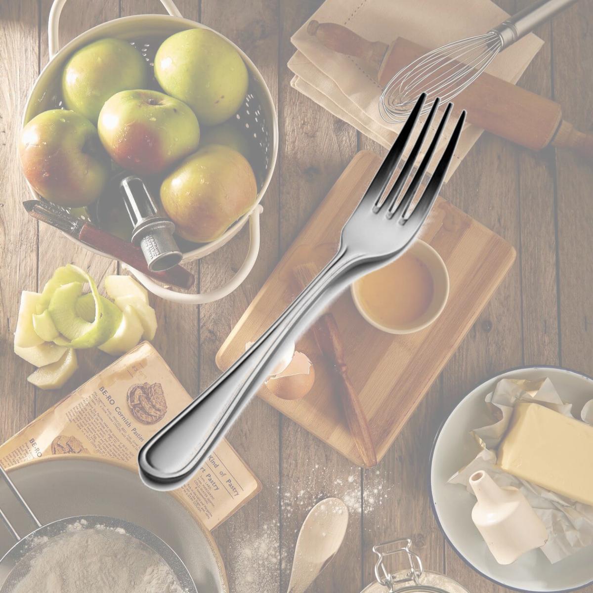 Picture of Bon Chef SBS306 8.2 x 2 x 2 in. Tuscany Euro Dinner Fork, Pack of 12