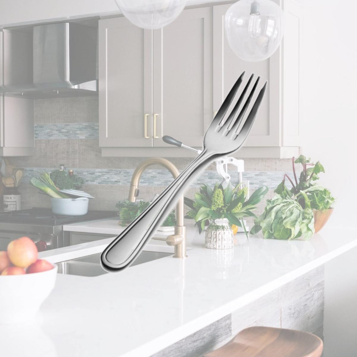 Picture of Bon Chef SBS307 7.12 x 2 x 2 in. Tuscany Salad & Dessert Fork, Pack of 12