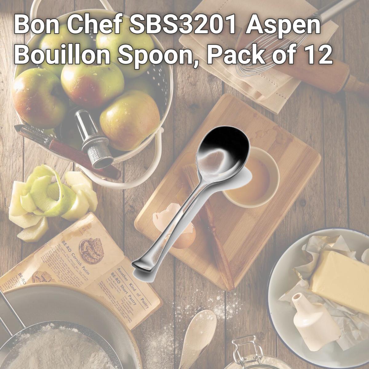 Picture of Bon Chef SBS3201 Aspen Bouillon Spoon, Pack of 12