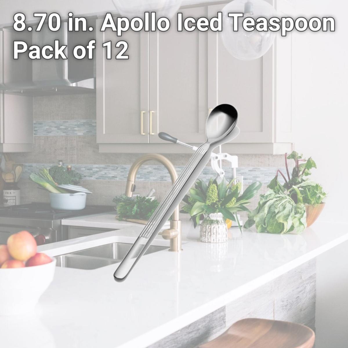 Picture of Bon Chef SBS3602 8.70 in. Apollo Iced Teaspoon, Pack of 12