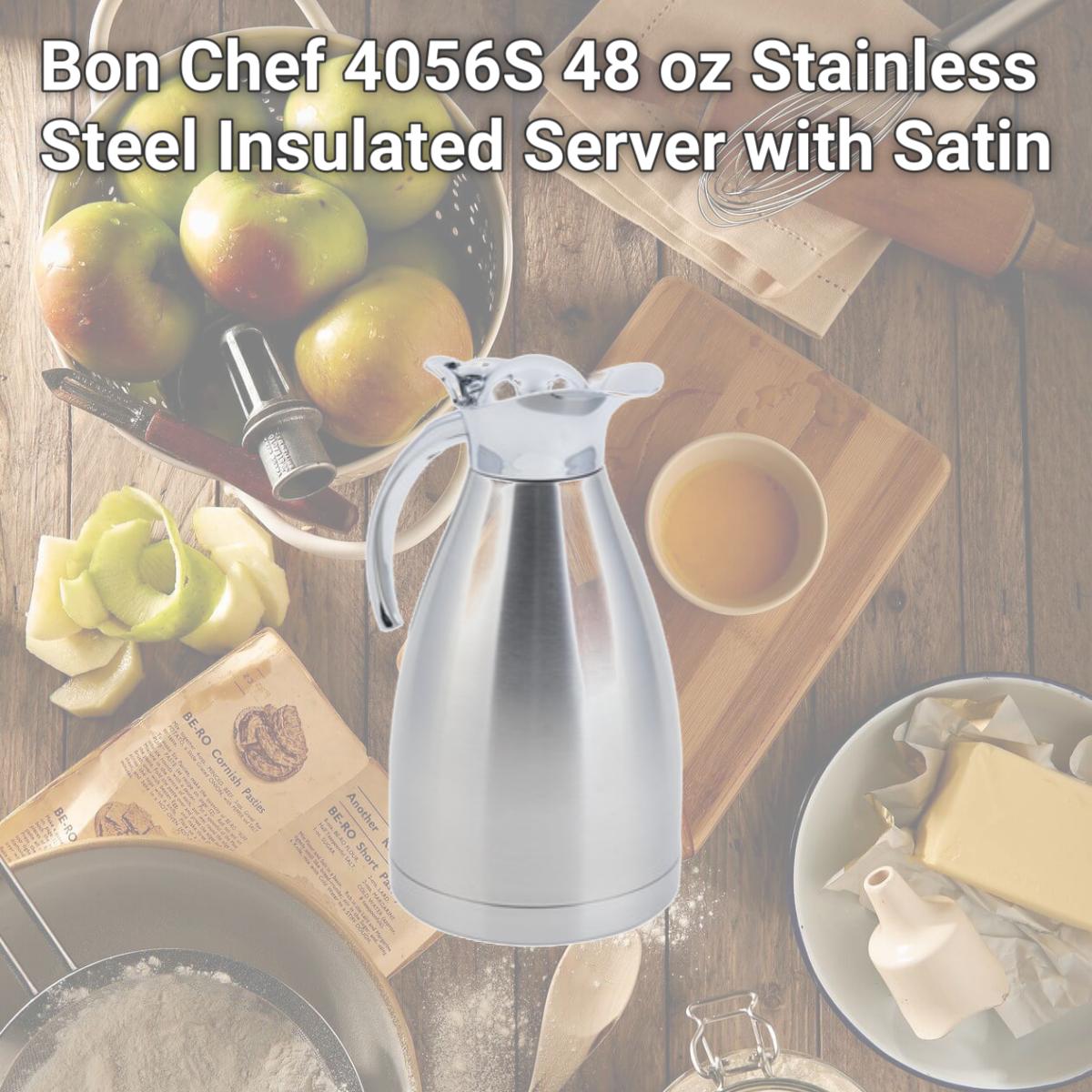 Picture of Bon Chef 4056S 48 oz Stainless Steel Insulated Server with Satin