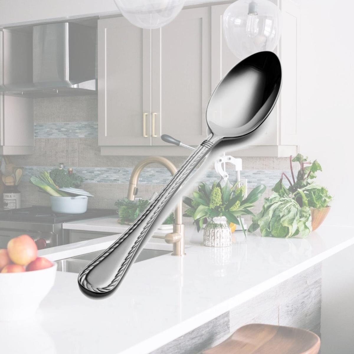 Picture of Bon Chef SBS404 9.23 in. Amore Table Serving Spoon, Pack of 12