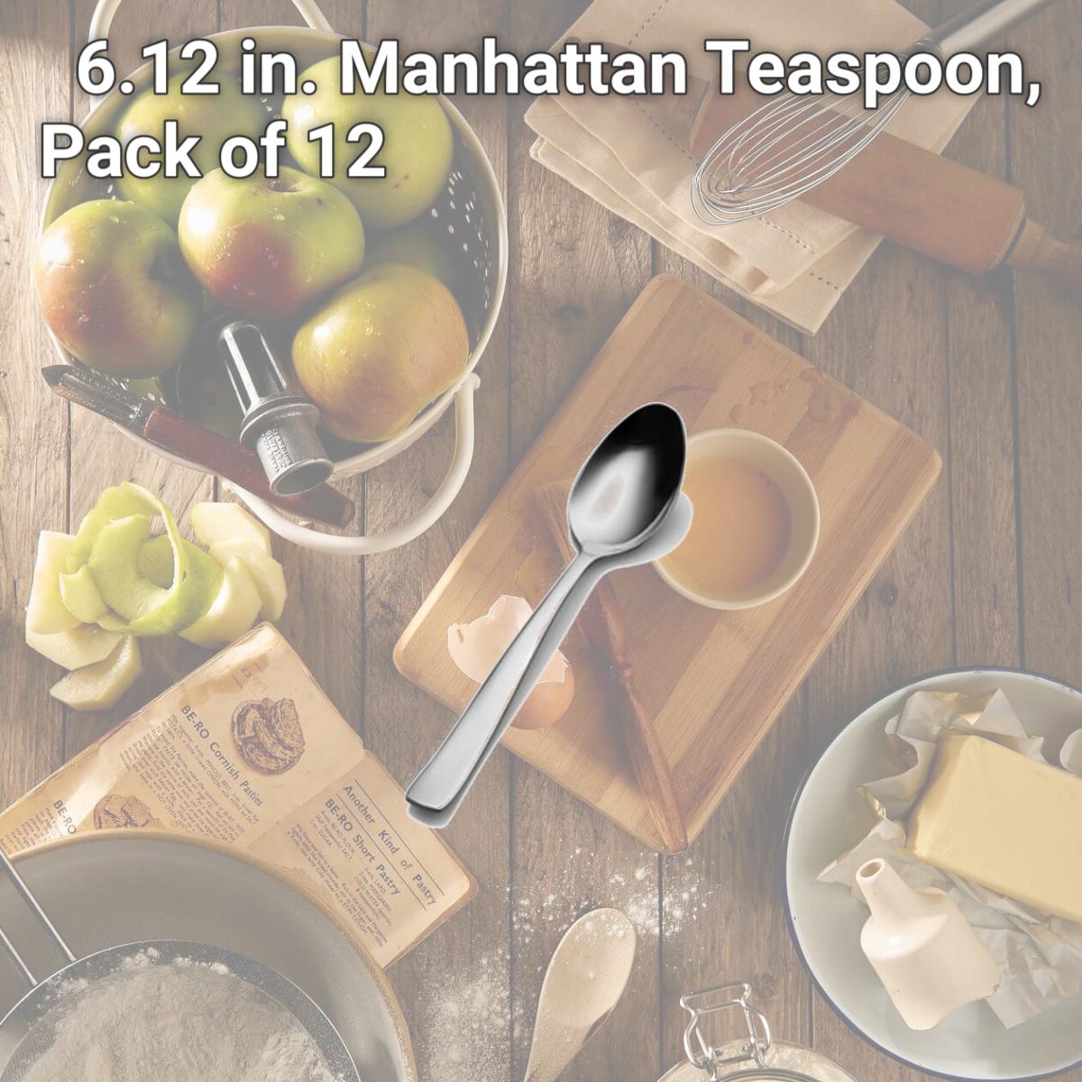 Picture of Bon Chef SBS5100 6.12 in. Manhattan Teaspoon, Pack of 12
