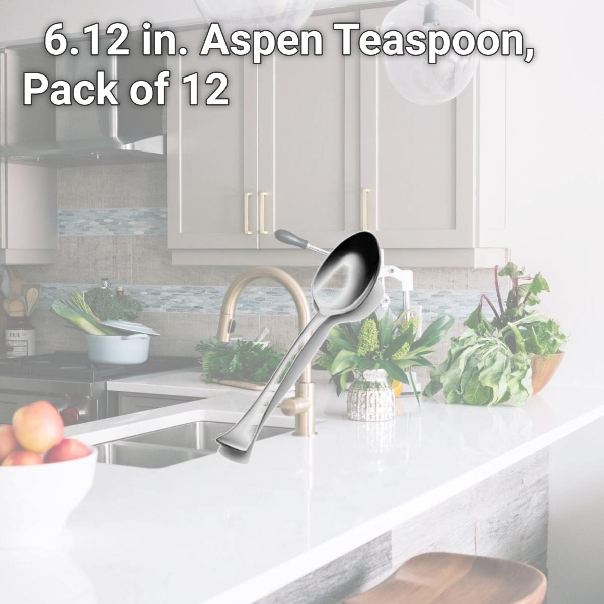 Picture of Bon Chef SBS5200 6.12 in. Aspen Teaspoon, Pack of 12