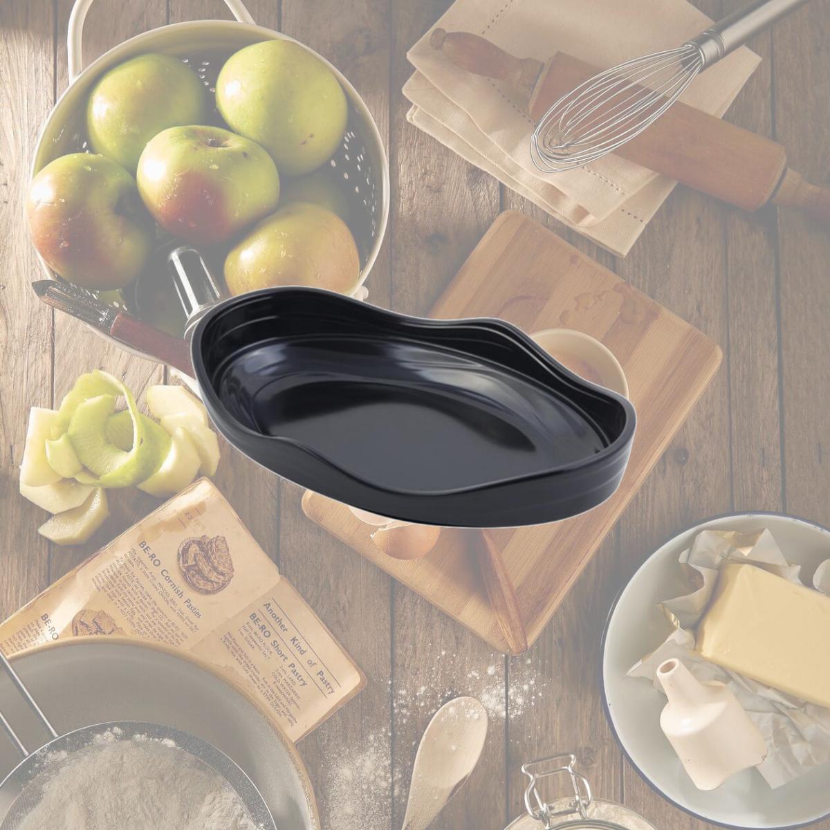 Picture of Bon Chef 53206BLACK 12 x 8 x 2.25 in. Euro Round Bowl 1 quart Bowl, Black - 16 oz