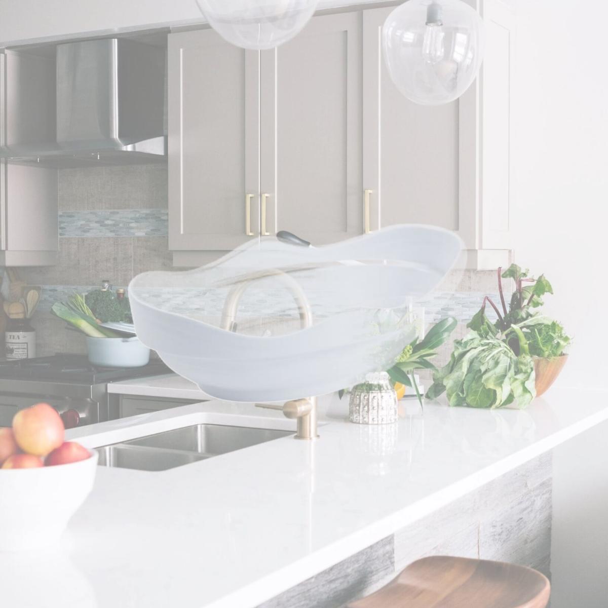 Picture of Bon Chef 53207WHITE 11 x 6 x 3.25 in. Euro Round Bowl 2 quart Bowl, White - 8 oz