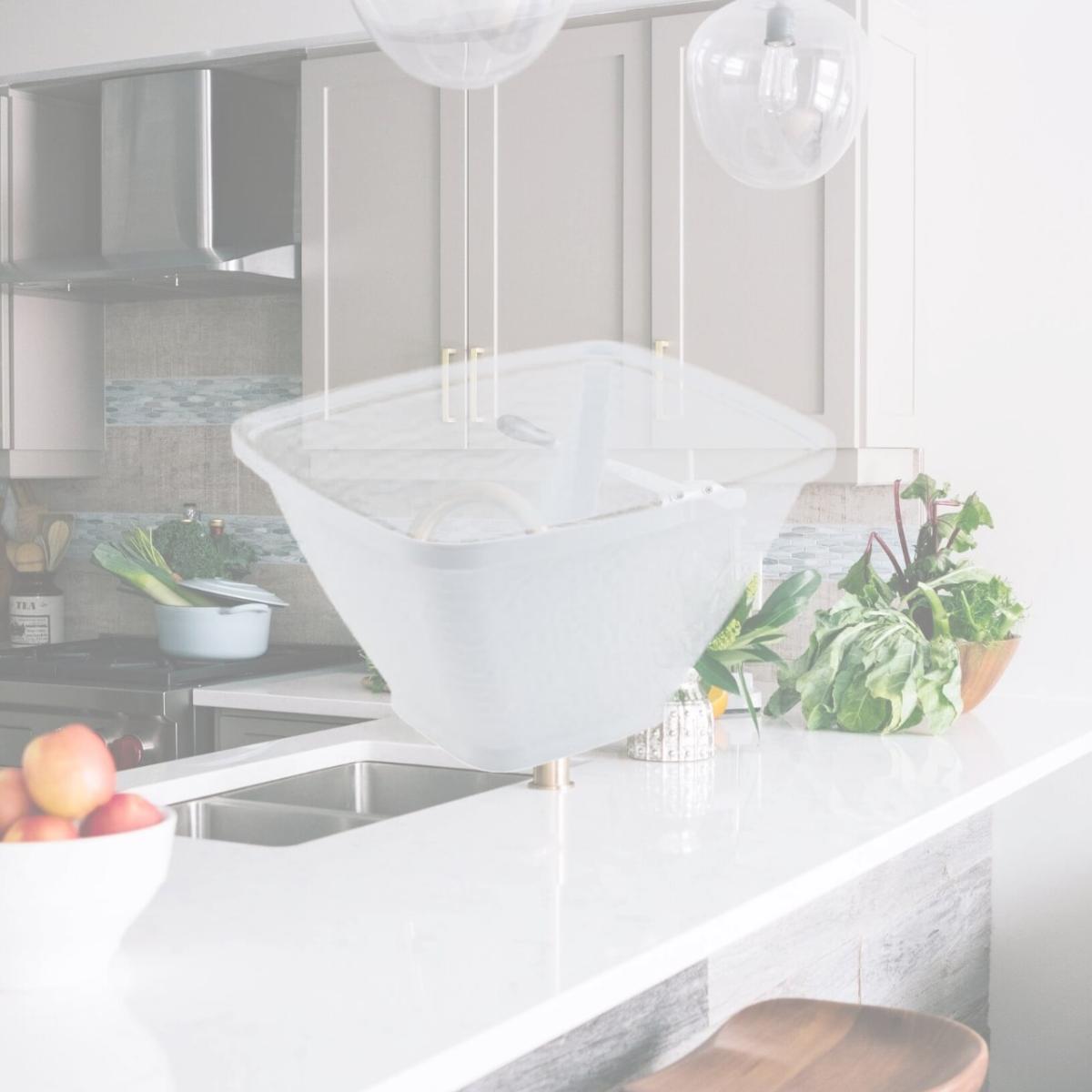 Picture of Bon Chef 53303WHITE 10.25 x 9 x 6 in. Dynasty Square Bowl, White