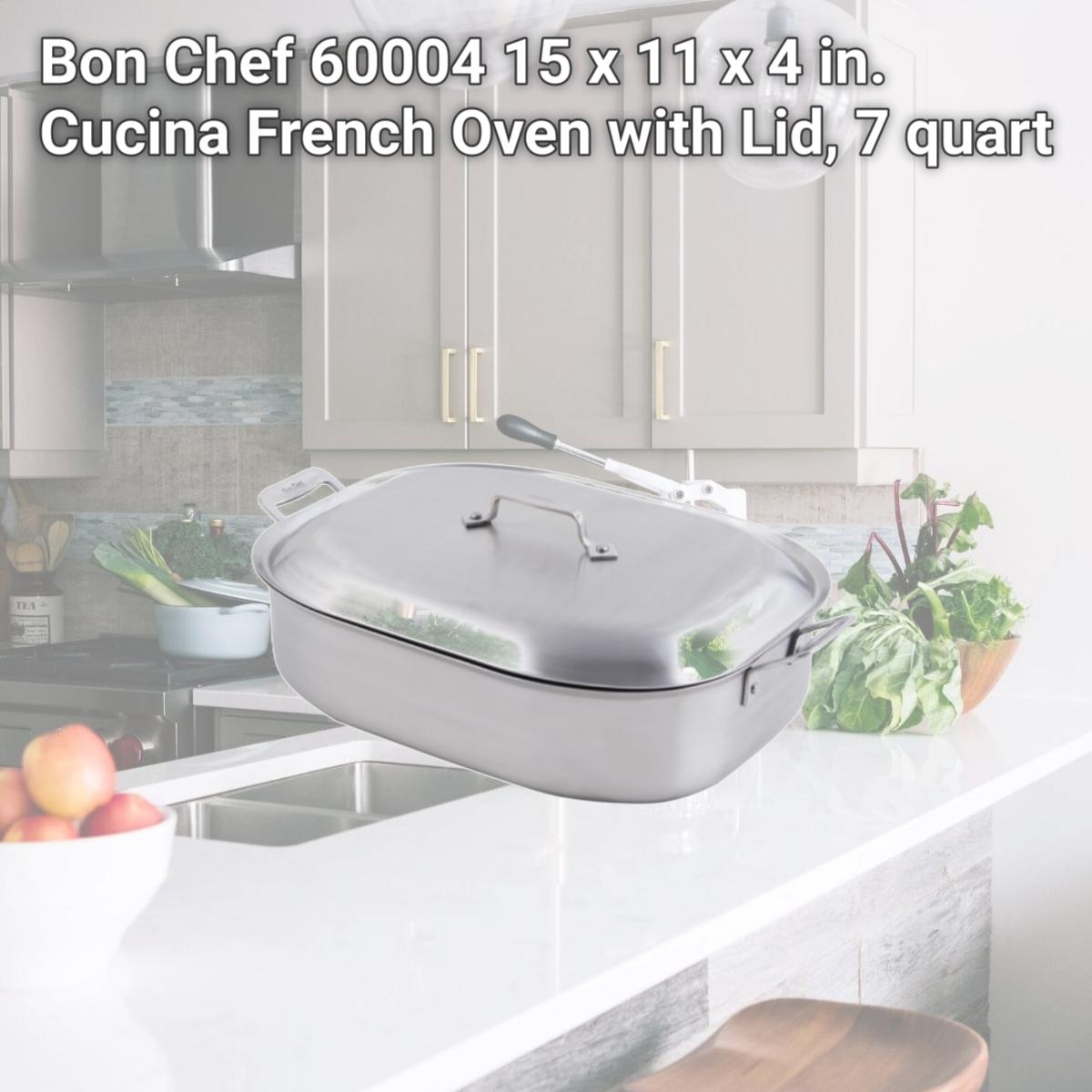 Picture of Bon Chef 60004 15 x 11 x 4 in. Cucina French Oven with Lid, 7 quart
