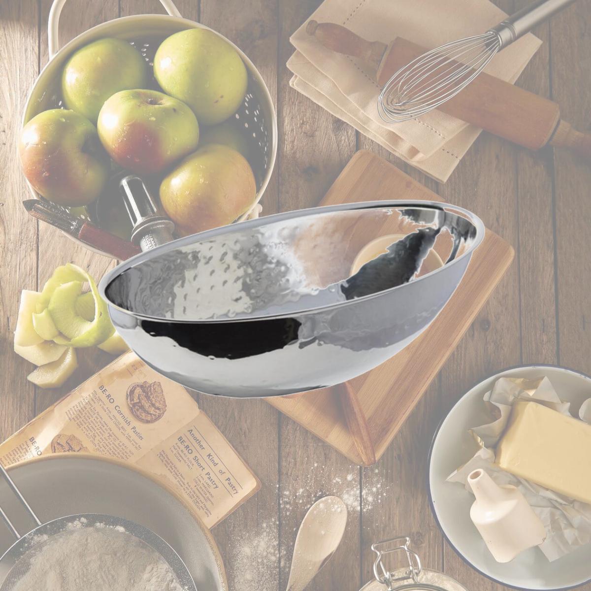 Picture of Bon Chef 61214 8.75 x 4.25 x 2.75 in. Nut Bowl with Hammer, 20 oz