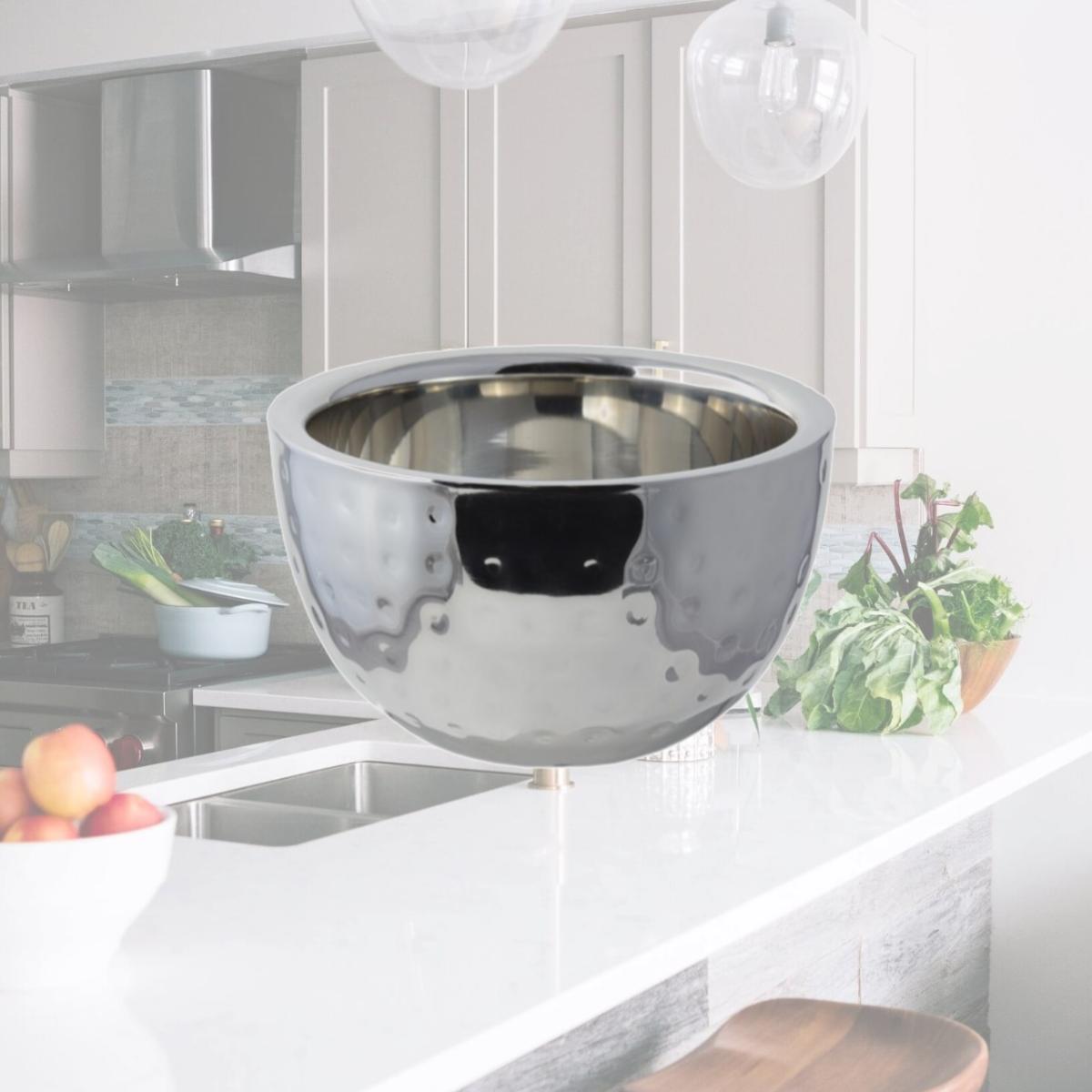 Picture of Bon Chef 61258 6.25 x 3.75 in. Double Wall Bowl with Hammer, 1 quart - 8 oz