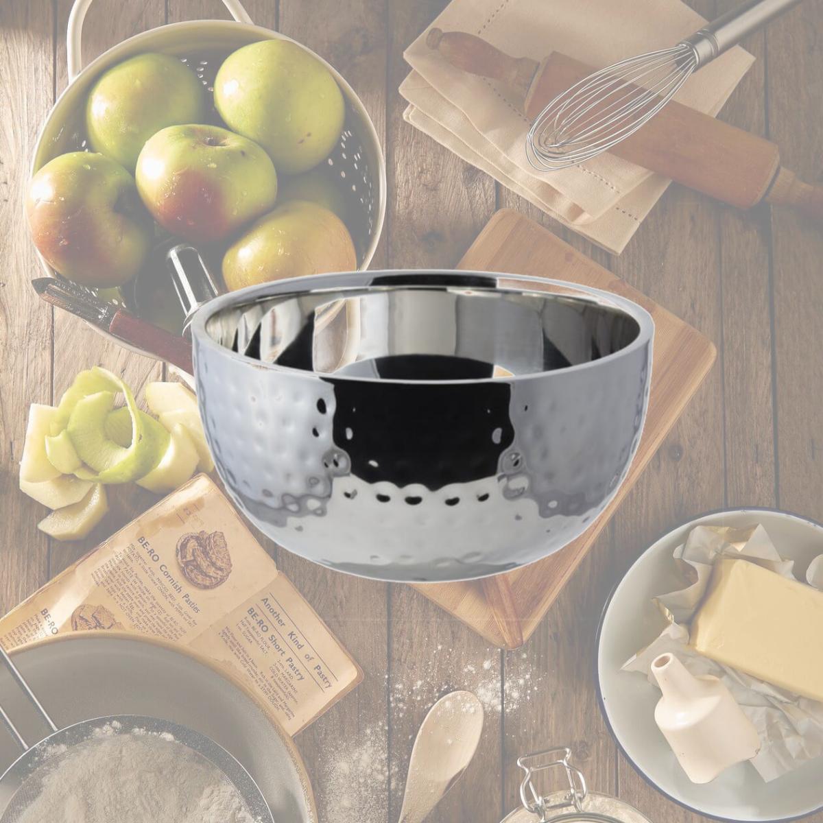 Picture of Bon Chef 61260 9.37 x 5 in. Double Wall Bowl with Hammer, 3 quart
