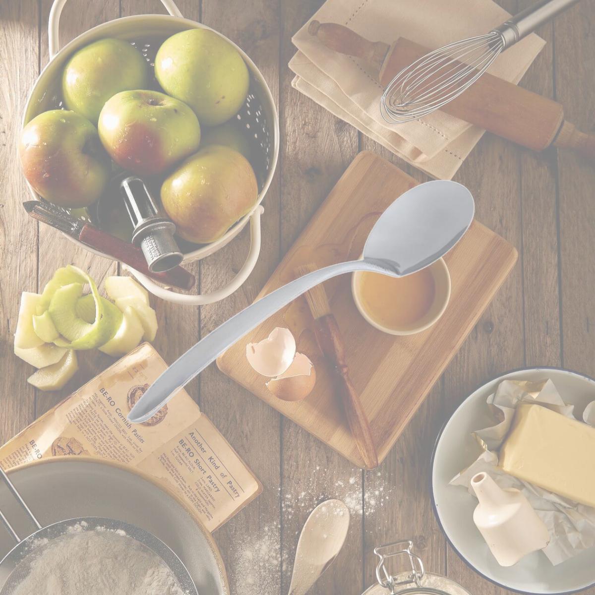 Picture of Bon Chef 9466HF 16 in. EZ Use Solid Serving Spoon with Hammer