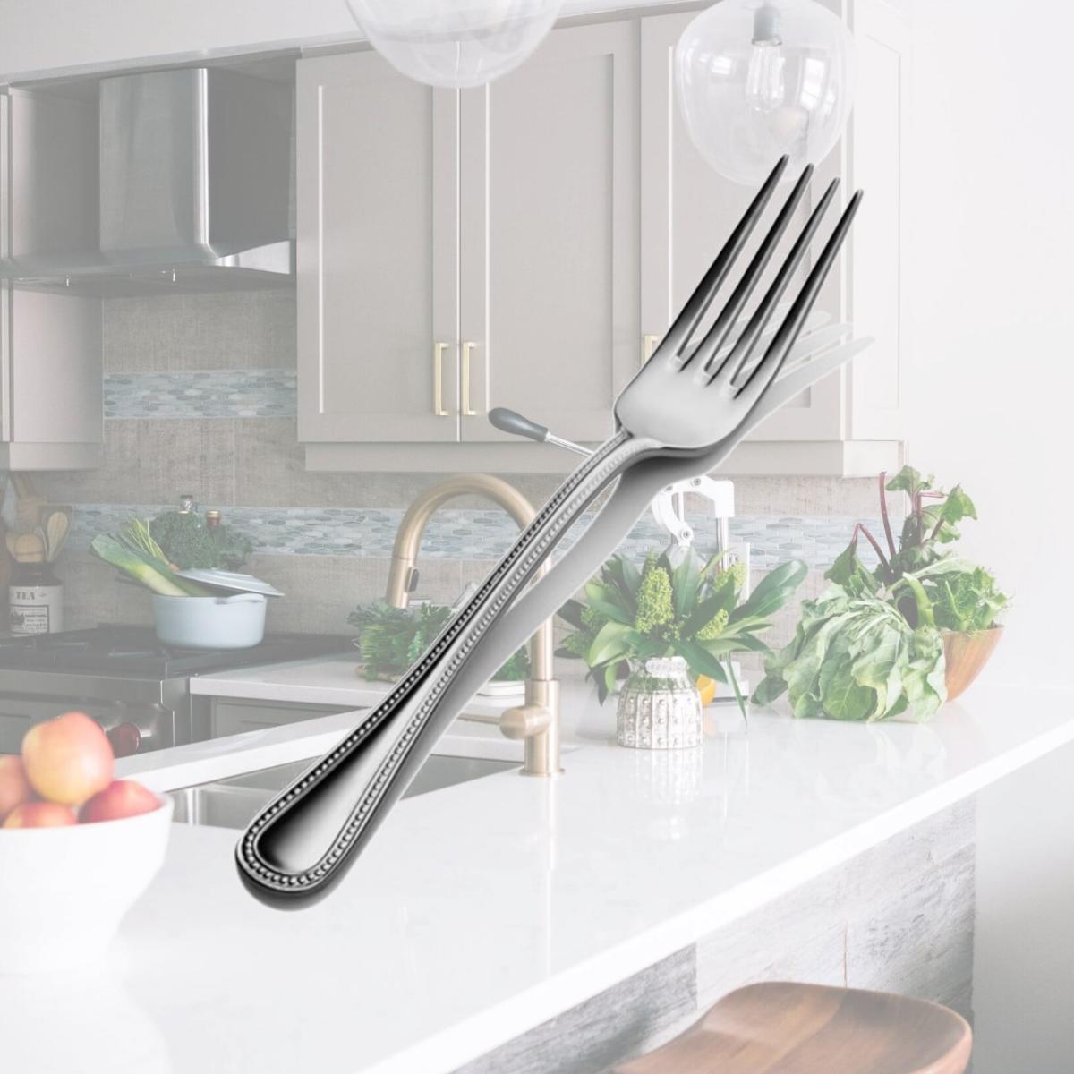 Picture of Bon Chef S1006 Sombrero Euro Dinner Fork, Pack of 12