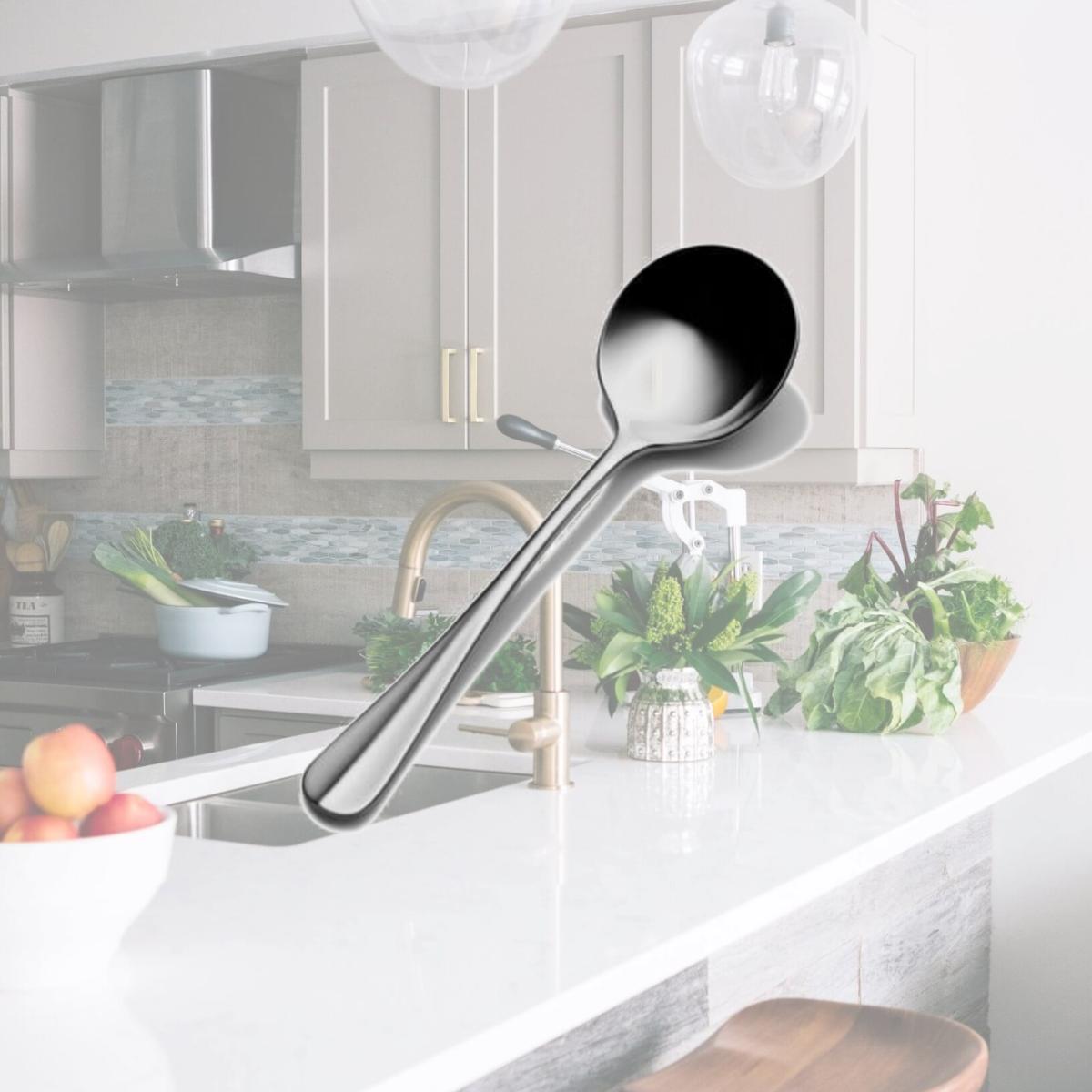 Picture of Bon Chef S1101 6.13 in. Chambers Bouillon Spoon, Pack of 12