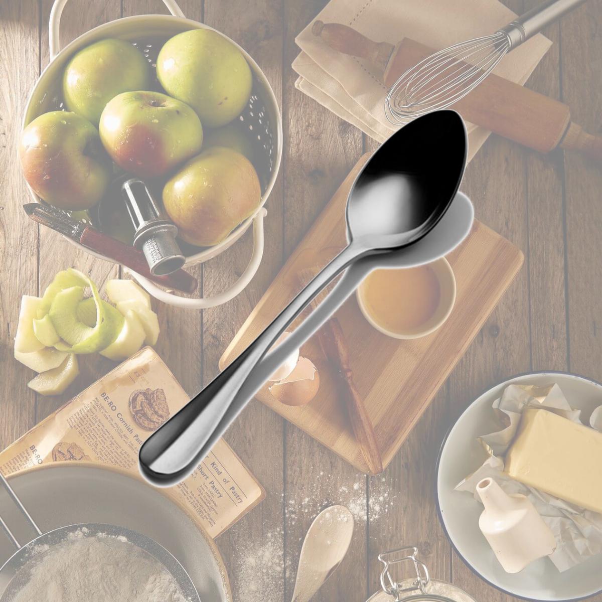 Picture of Bon Chef S1103 7.375 x 2 x 2 in. 7.37 in. Chambers Soup & Dessert Spoon, Pack of 12