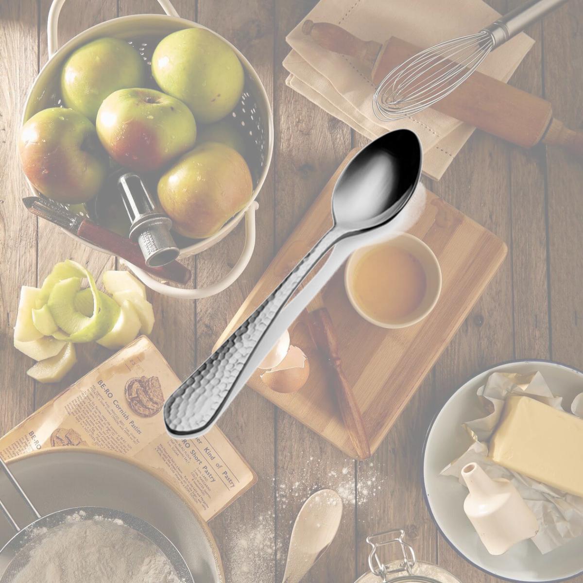 Picture of Bon Chef S1200 6.234375 x 2 x 2 in. 6.24 in. Reflections Teaspoon, Pack of 12