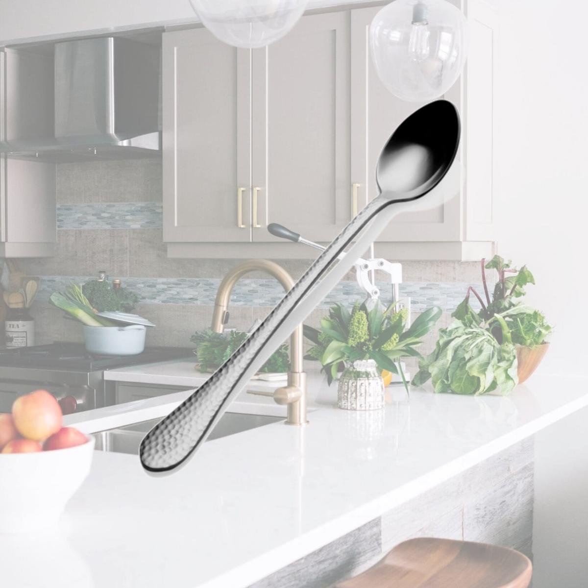 Picture of Bon Chef S1202 7.734375 x 2 x 2 in. 7.73 in. Reflections Ice Teaspoon, Pack of 12