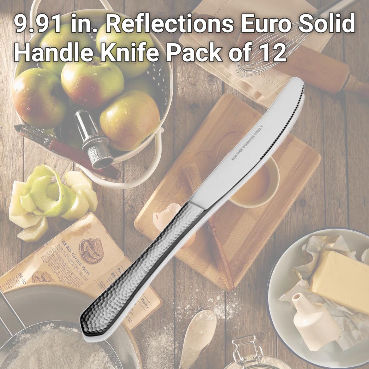 Picture of Bon Chef S1212 9.91 in. Reflections Euro Solid Handle Knife, Pack of 12