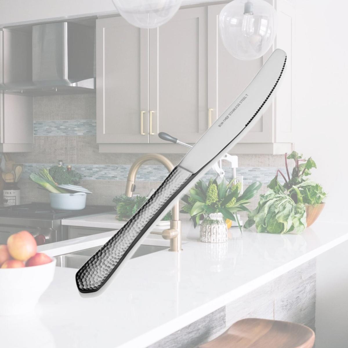 Picture of Bon Chef S1212 9.91 in. Reflections Euro Solid Handle Knife, Pack of 12