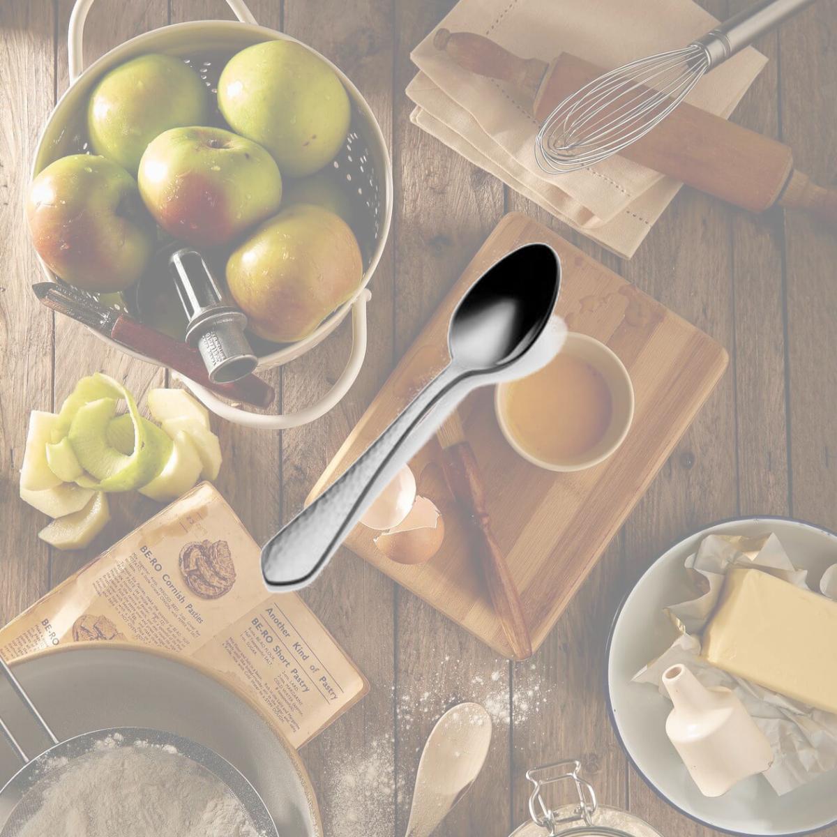Picture of Bon Chef S1216 4.953125 x 2 x 2 in. 4.95 in. Reflections Demitasse Spoon, Pack of 12
