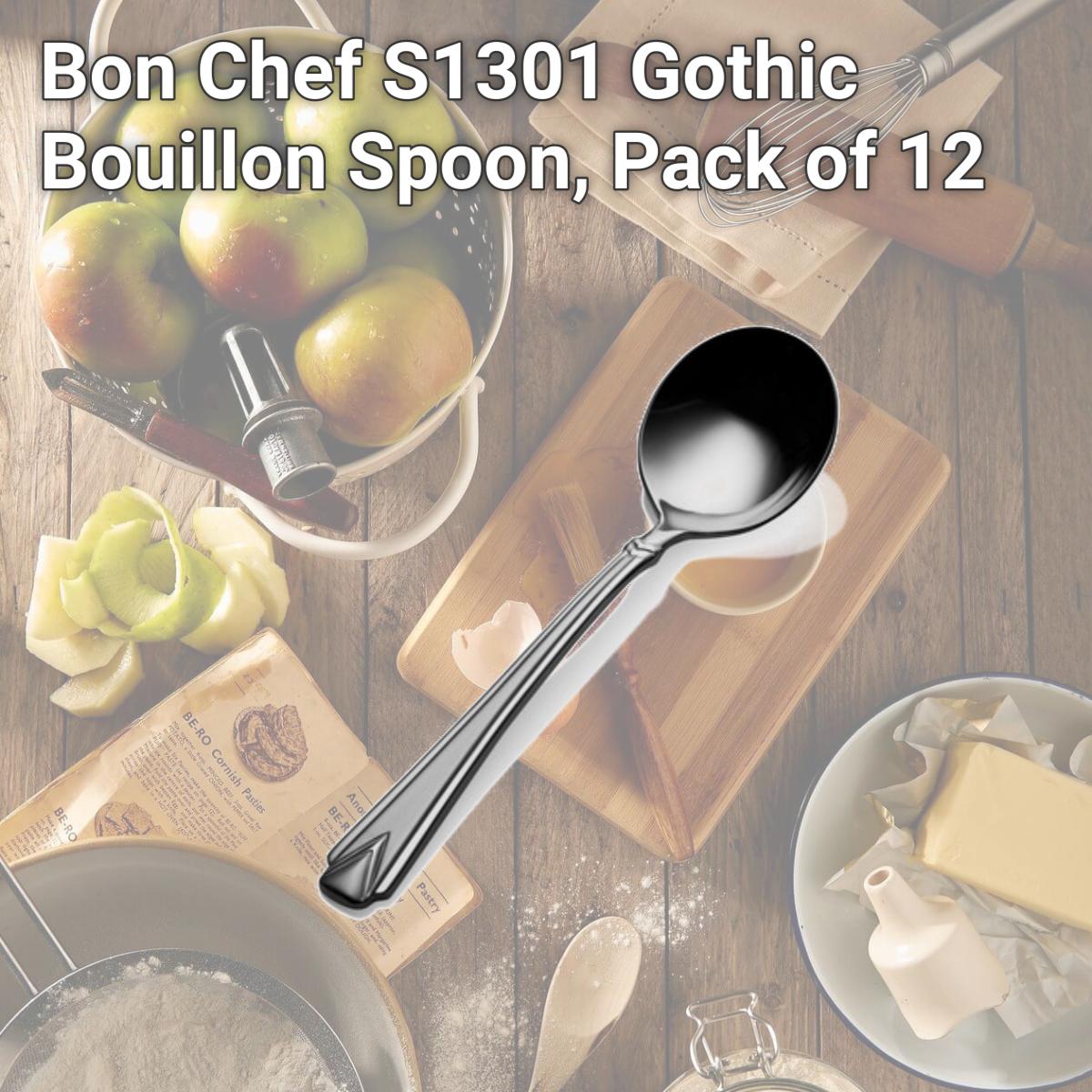 Picture of Bon Chef S1301 Gothic Bouillon Spoon, Pack of 12