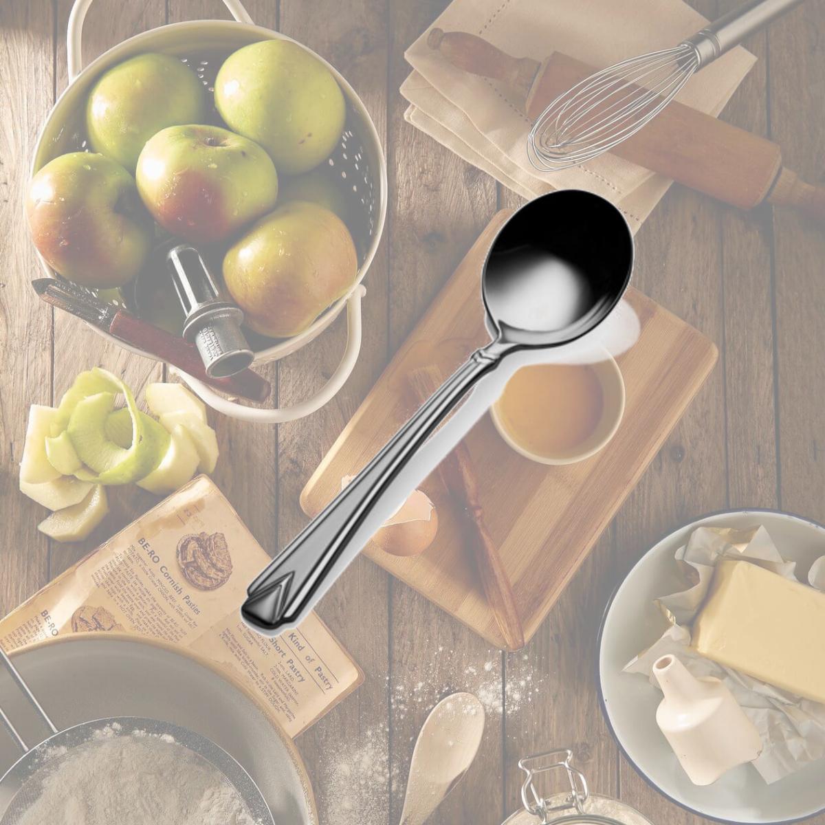 Picture of Bon Chef S1301 Gothic Bouillon Spoon, Pack of 12