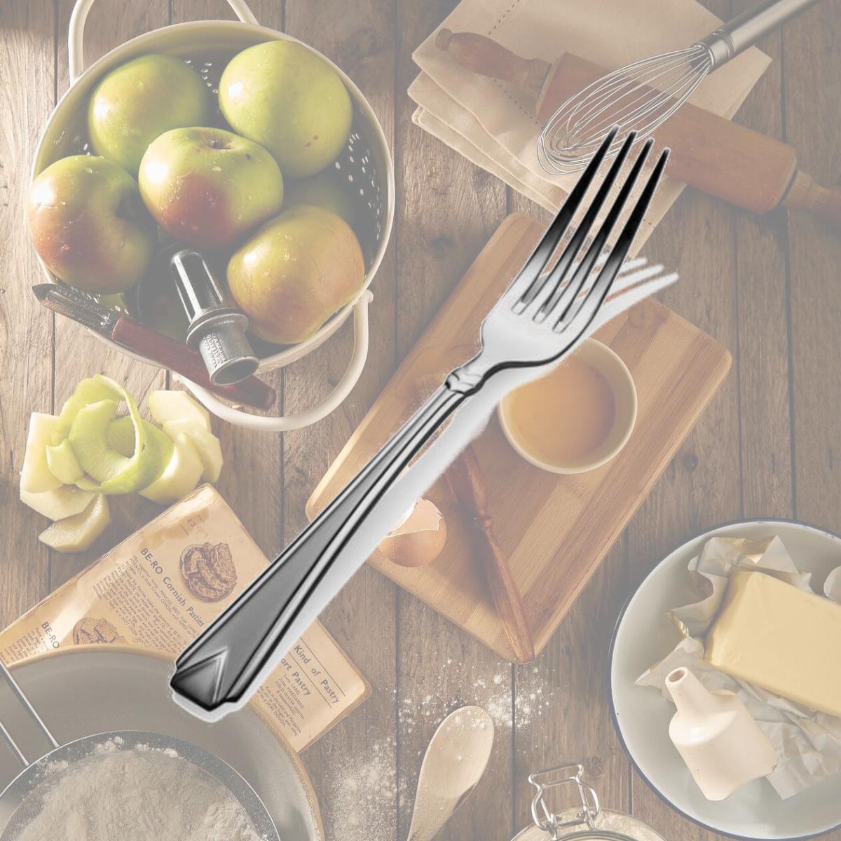 Picture of Bon Chef S1306 8.11 in. Gothic Euro Dinner Fork, Pack of 12