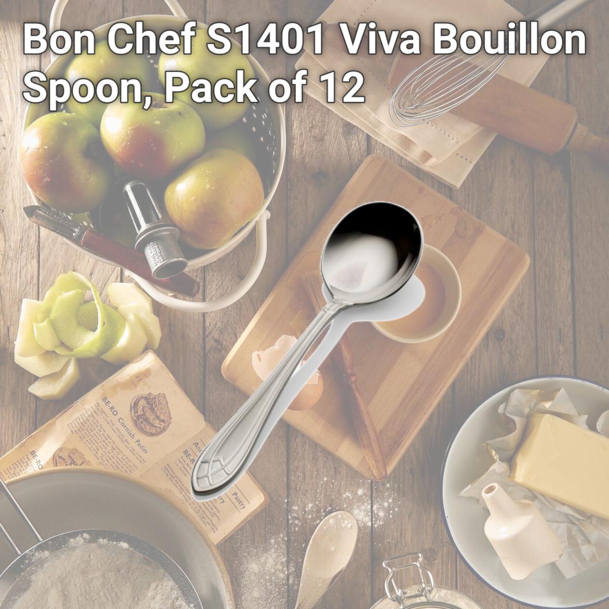 Picture of Bon Chef S1401 Viva Bouillon Spoon, Pack of 12