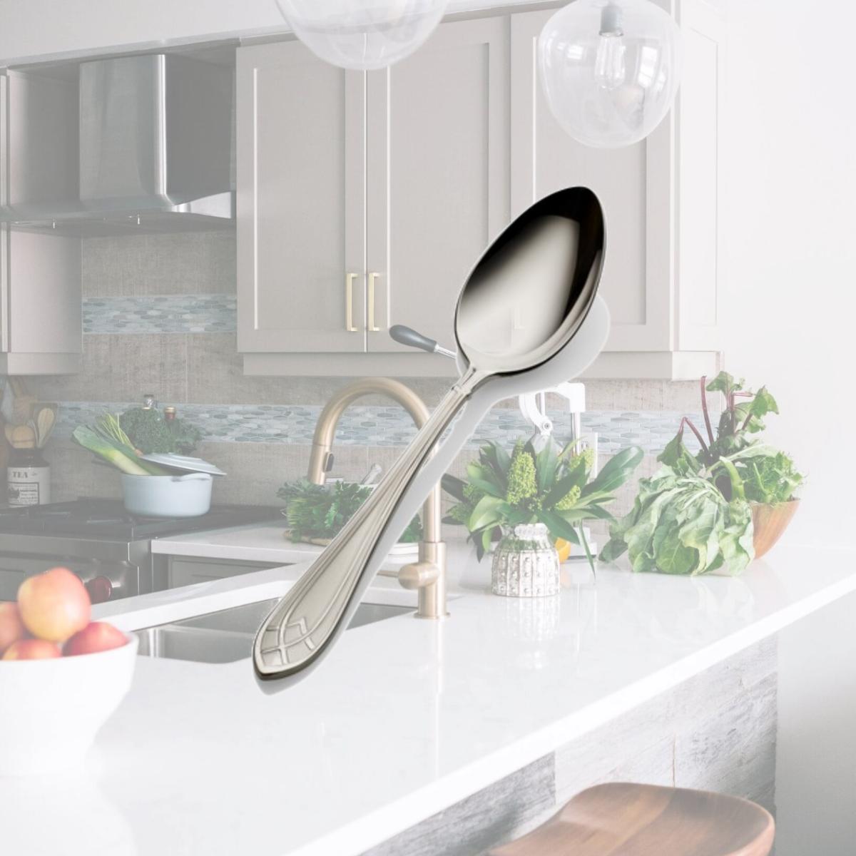 Picture of Bon Chef S1403 Viva Soup & Dessert Spoon, Pack of 12
