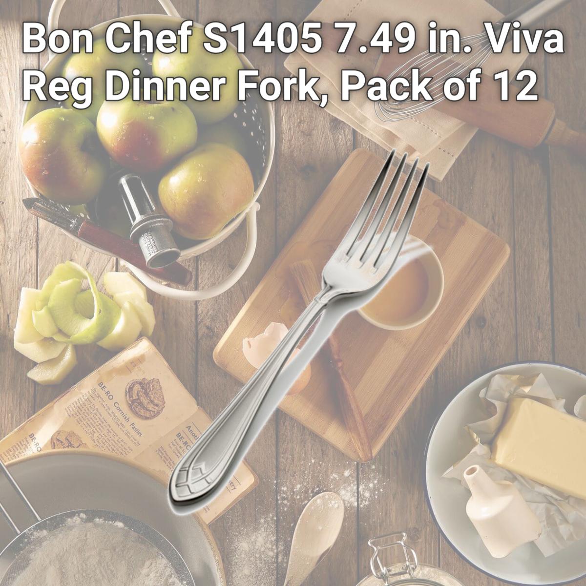 Picture of Bon Chef S1405 7.49 in. Viva Reg Dinner Fork, Pack of 12