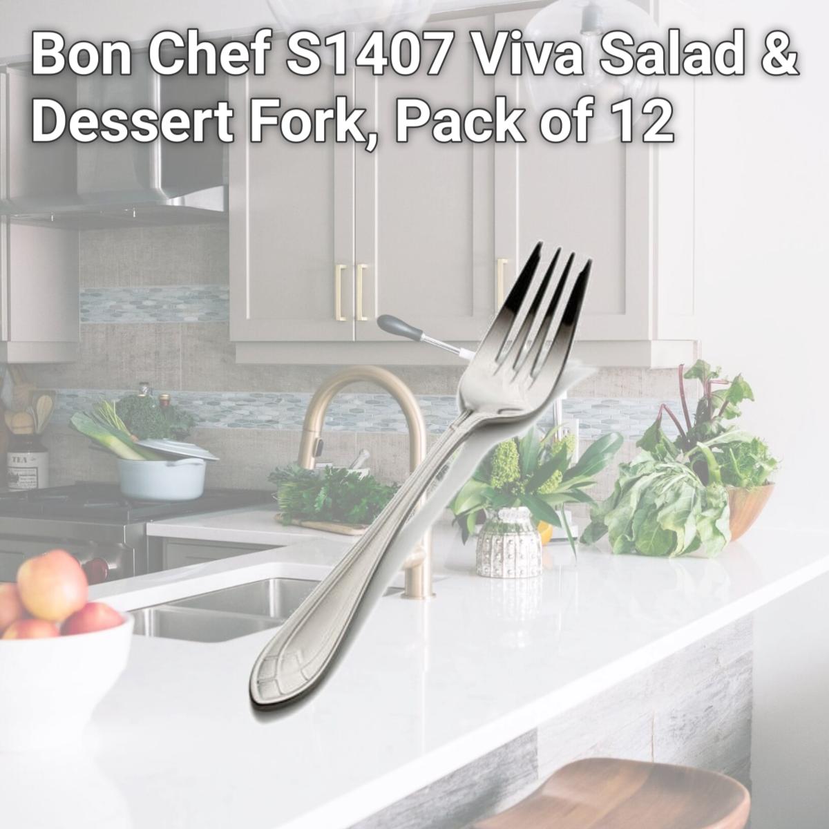 Picture of Bon Chef S1407 Viva Salad & Dessert Fork, Pack of 12
