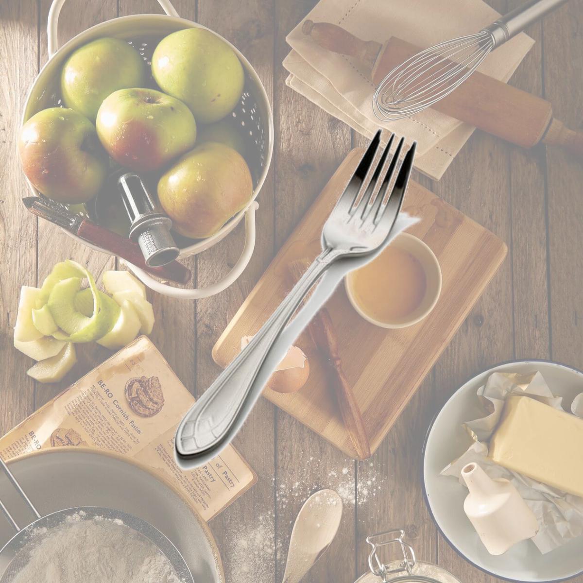 Picture of Bon Chef S1407 Viva Salad & Dessert Fork, Pack of 12