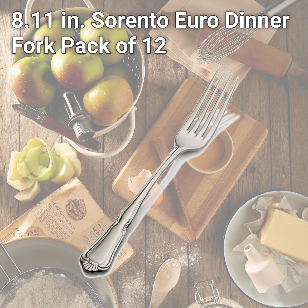Picture of Bon Chef S1506 8.11 in. Sorento Euro Dinner Fork, Pack of 12