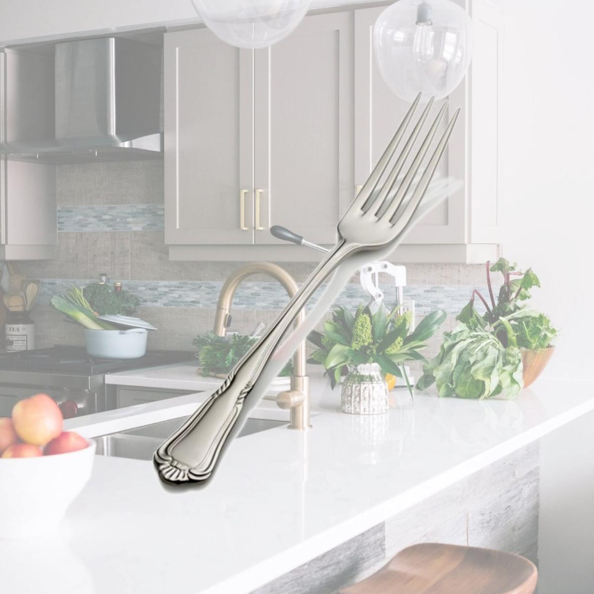 Picture of Bon Chef S1506 8.11 in. Sorento Euro Dinner Fork, Pack of 12