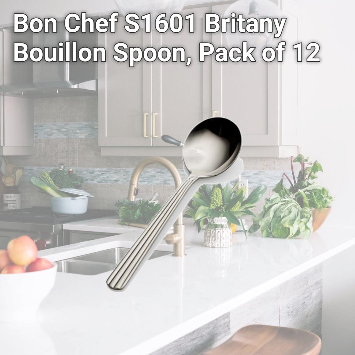 Picture of Bon Chef S1601 Britany Bouillon Spoon, Pack of 12