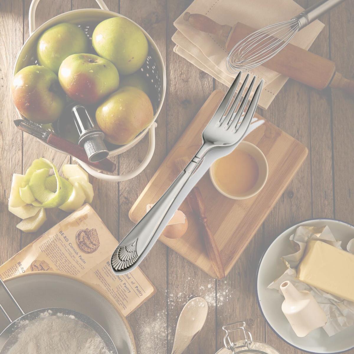 Picture of Bon Chef S1707 Nile Salad & Dessert Fork, Pack of 12