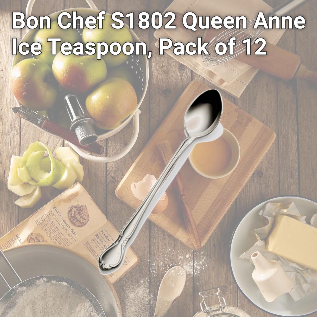 Picture of Bon Chef S1802 Queen Anne Ice Teaspoon, Pack of 12