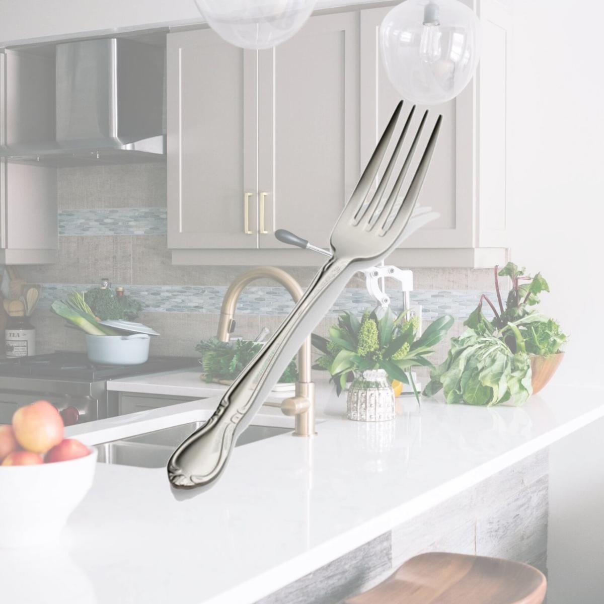 Picture of Bon Chef S1806 8.11 in. Queen Anne Euro Dinner Fork, Pack of 12