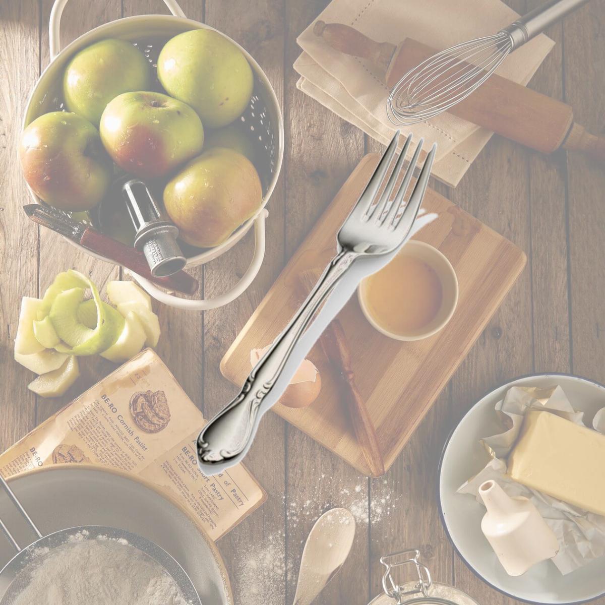 Picture of Bon Chef S1807 Queen Anne Salad & Dessert Fork, Pack of 12