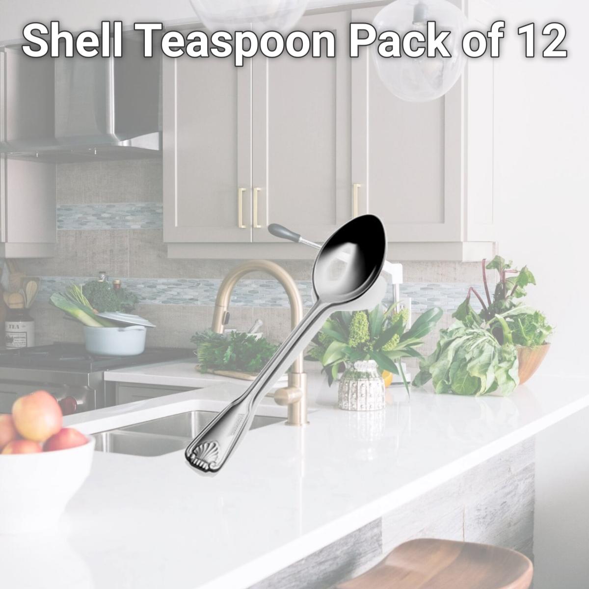 Picture of Bon Chef S2000 Shell Teaspoon, Pack of 12