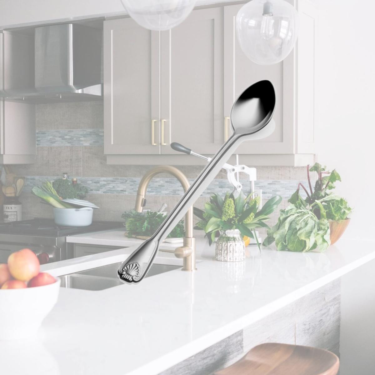 Picture of Bon Chef S2002 Shell Ice Teaspoon, Pack of 12
