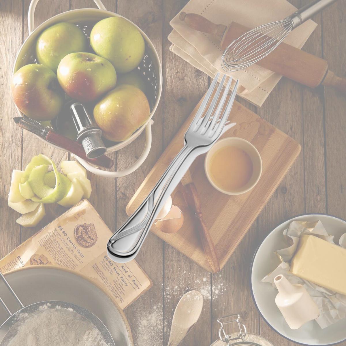 Picture of Bon Chef S2205 7.49 in. Wave Reg Dinner Fork, Pack of 12