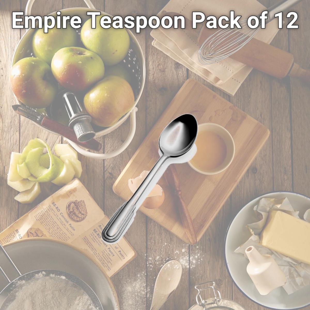 Picture of Bon Chef S2400 Empire Teaspoon, Pack of 12