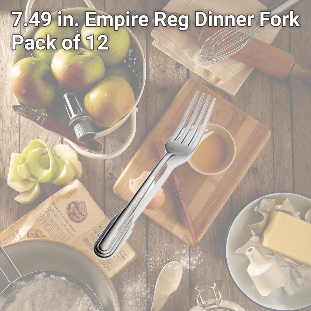 Picture of Bon Chef S2405 7.49 in. Empire Reg Dinner Fork, Pack of 12