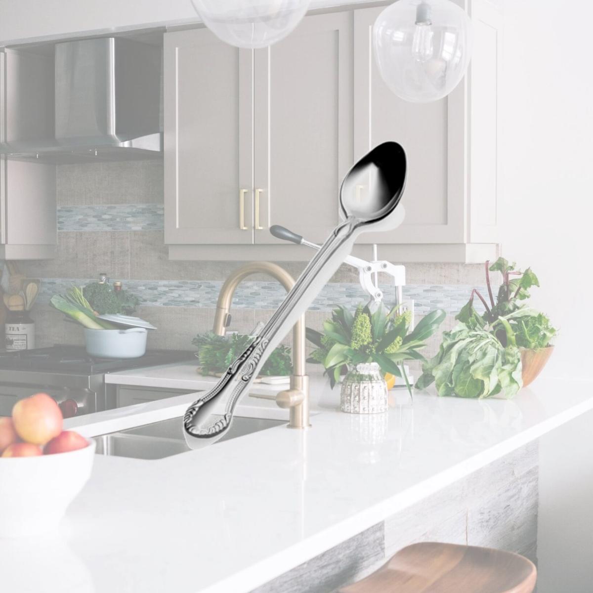 Picture of Bon Chef S2502 Elegant Ice Teaspoon, Pack of 12